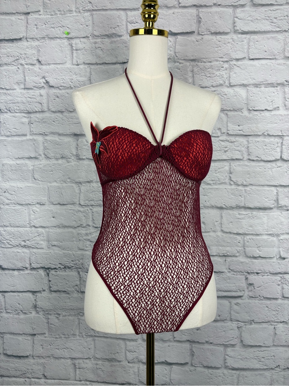2005 Victoria’s Secret Rare fishnet bodysuit size 34B